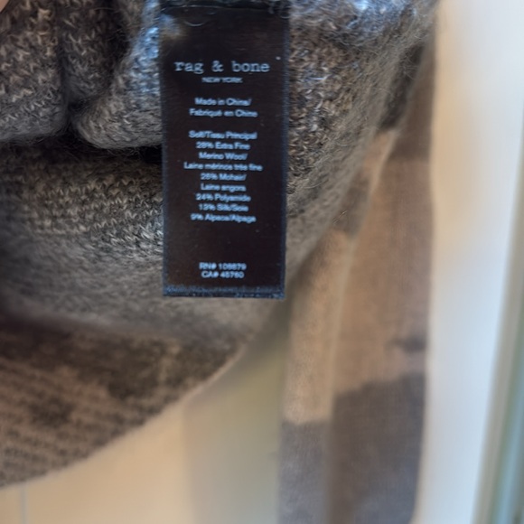 Rag & Bone Mohair wool blend sweater. NWOT size M - Picture 2 of 6